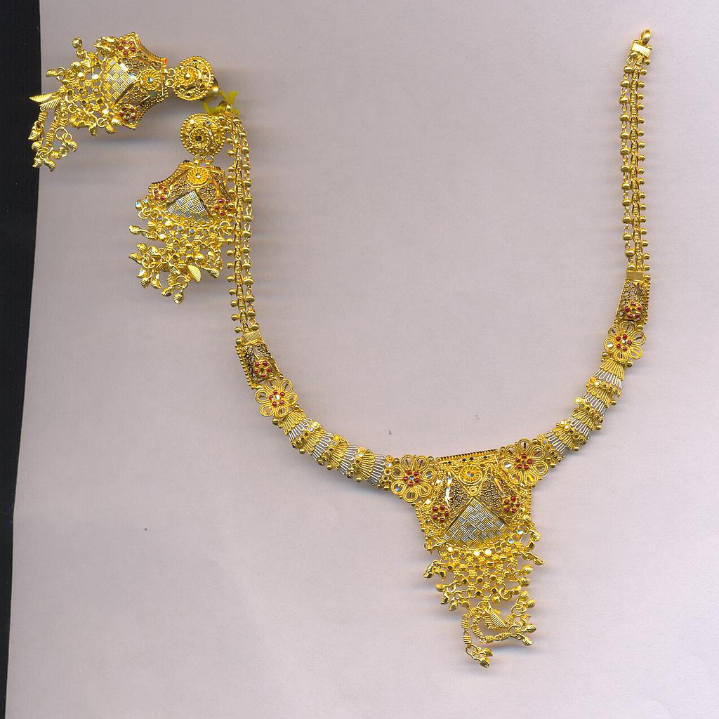 GOLD HALF SET ROUND PLAIN FANCY