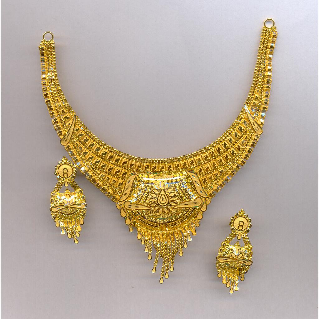 GOLD HALF SET ROUND PLAIN FANCY