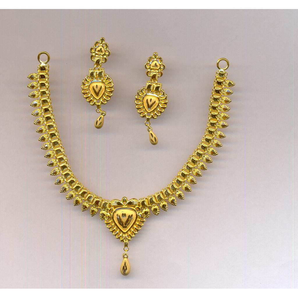 GOLD HALF SET ROUND PLAIN FANCY