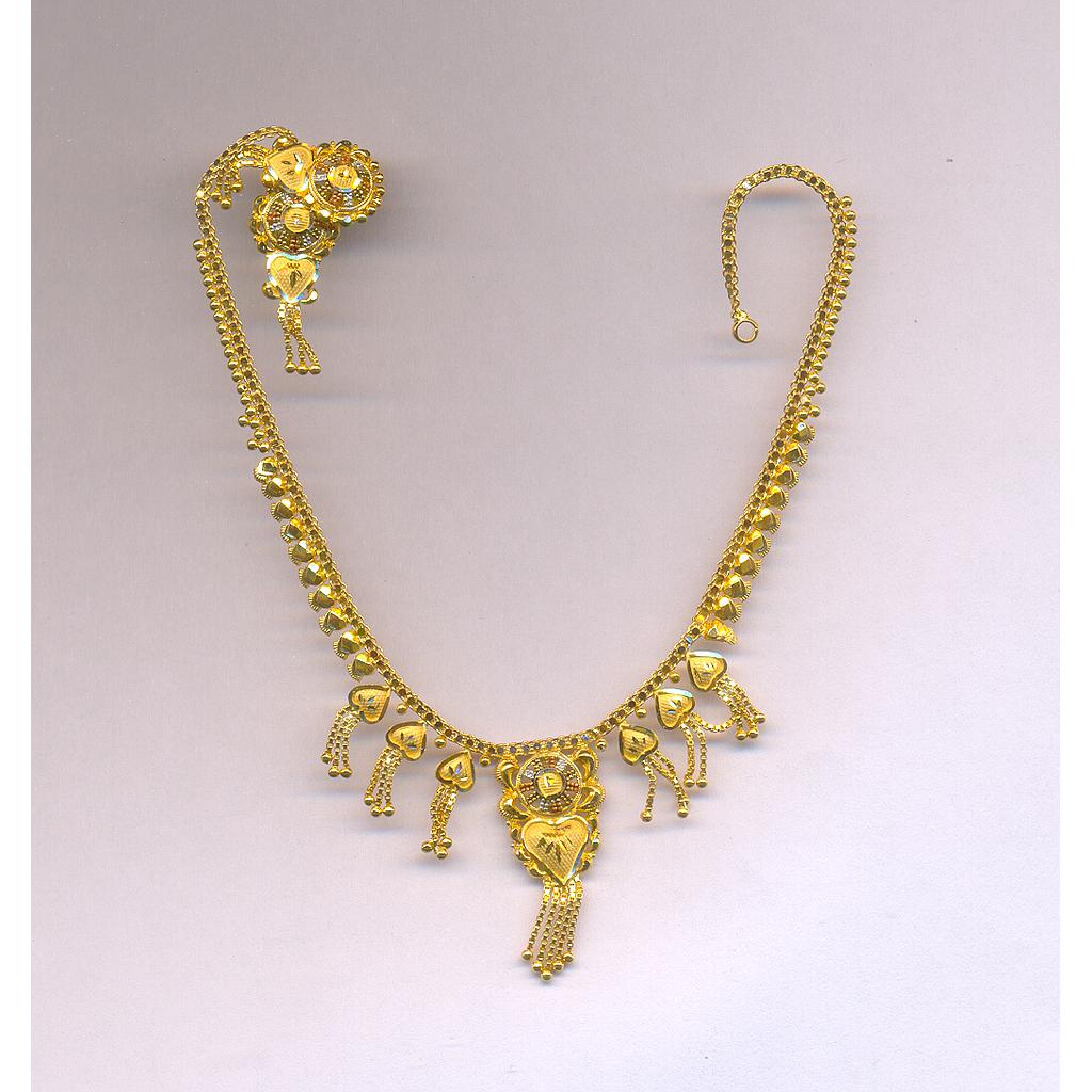 GOLD HALF SET ROUND PLAIN FANCY
