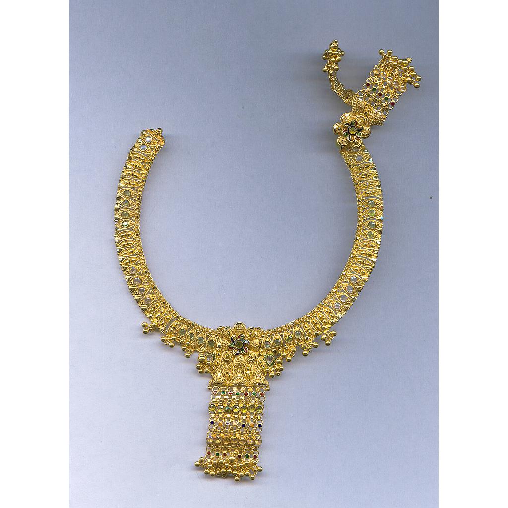 GOLD HALF SET ROUND PLAIN FANCY