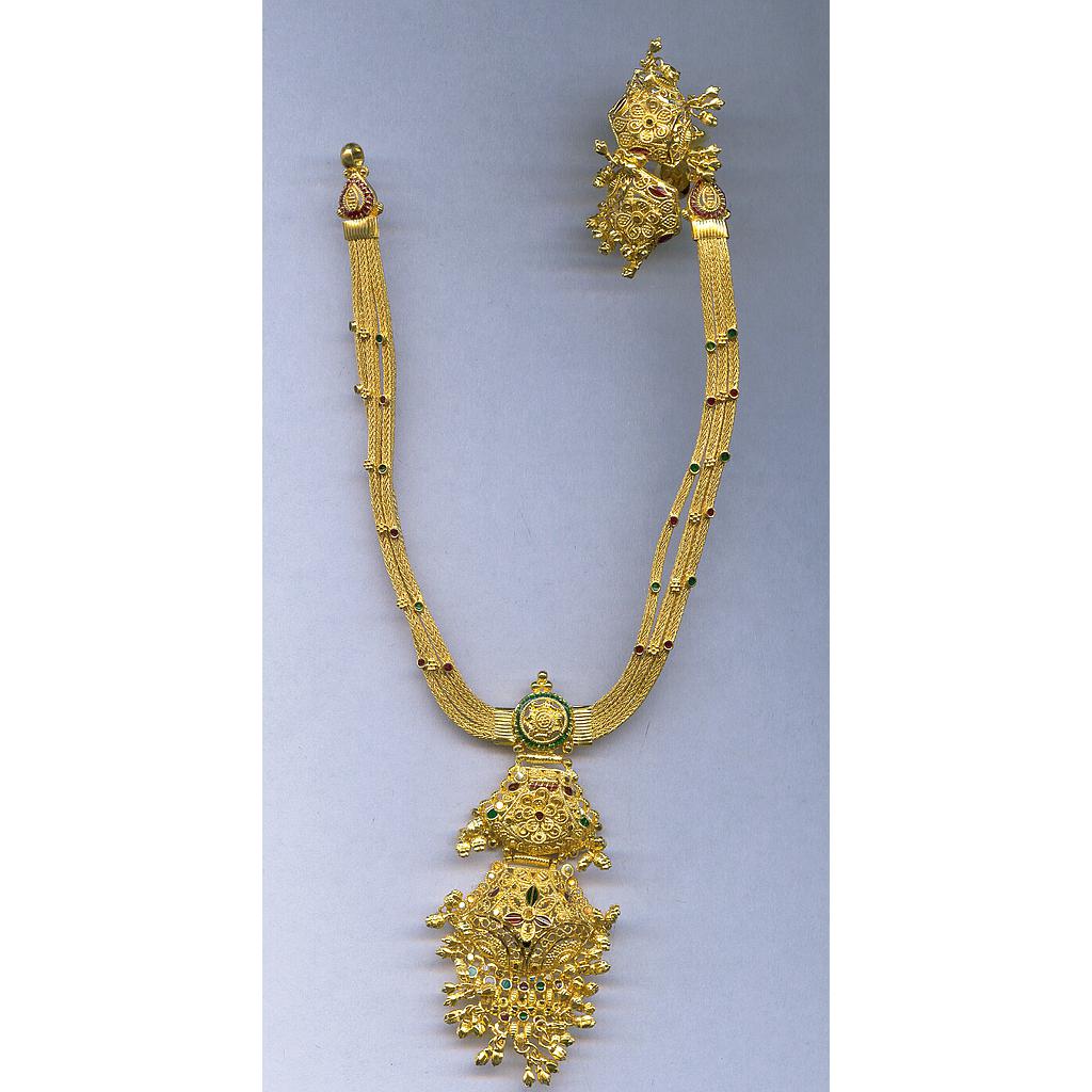GOLD HALF SET ROUND PLAIN FANCY