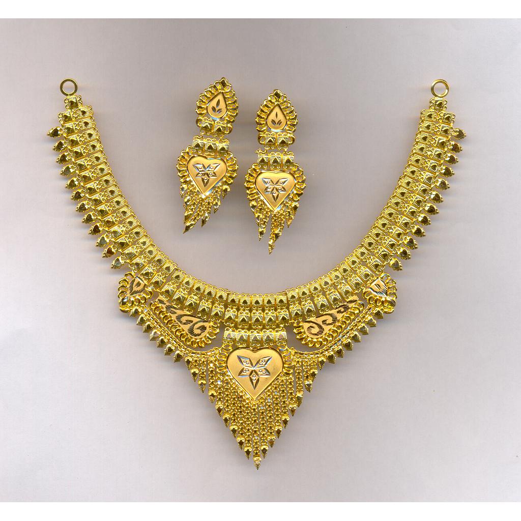 GOLD HALF SET ROUND PLAIN FANCY