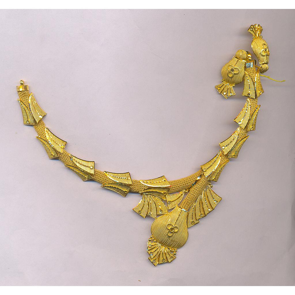 GOLD HALF SET ROUND PLAIN FANCY