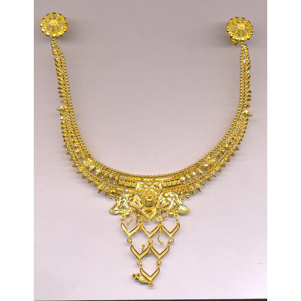 GOLD HALF SET ROUND PLAIN FANCY