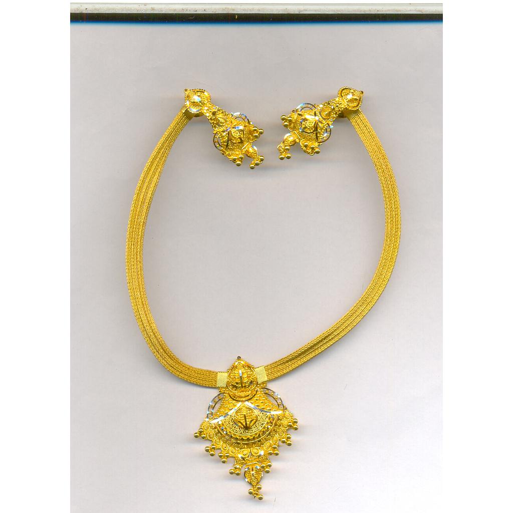GOLD HALF SET ROUND PLAIN FANCY