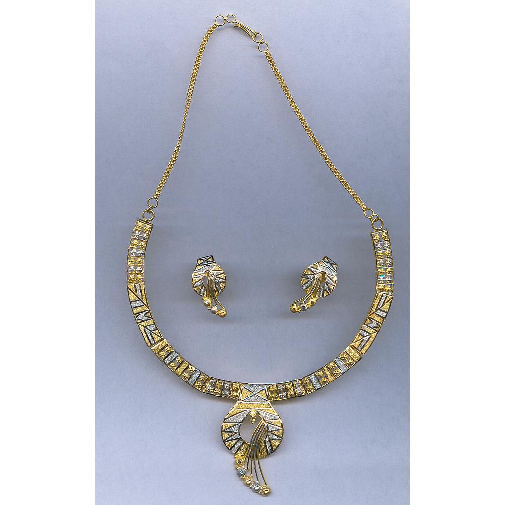 GOLD HALF SET ROUND PLAIN FANCY