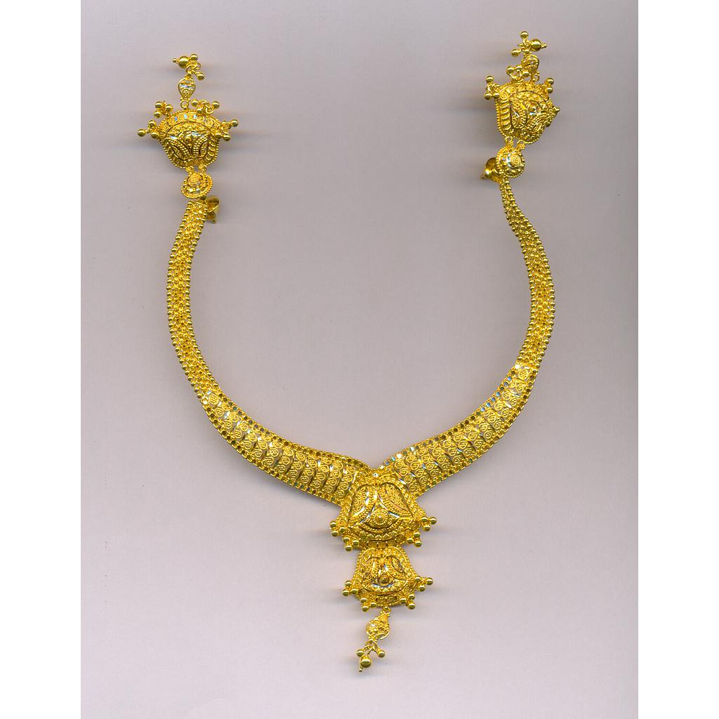 GOLD HALF SET ROUND PLAIN FANCY
