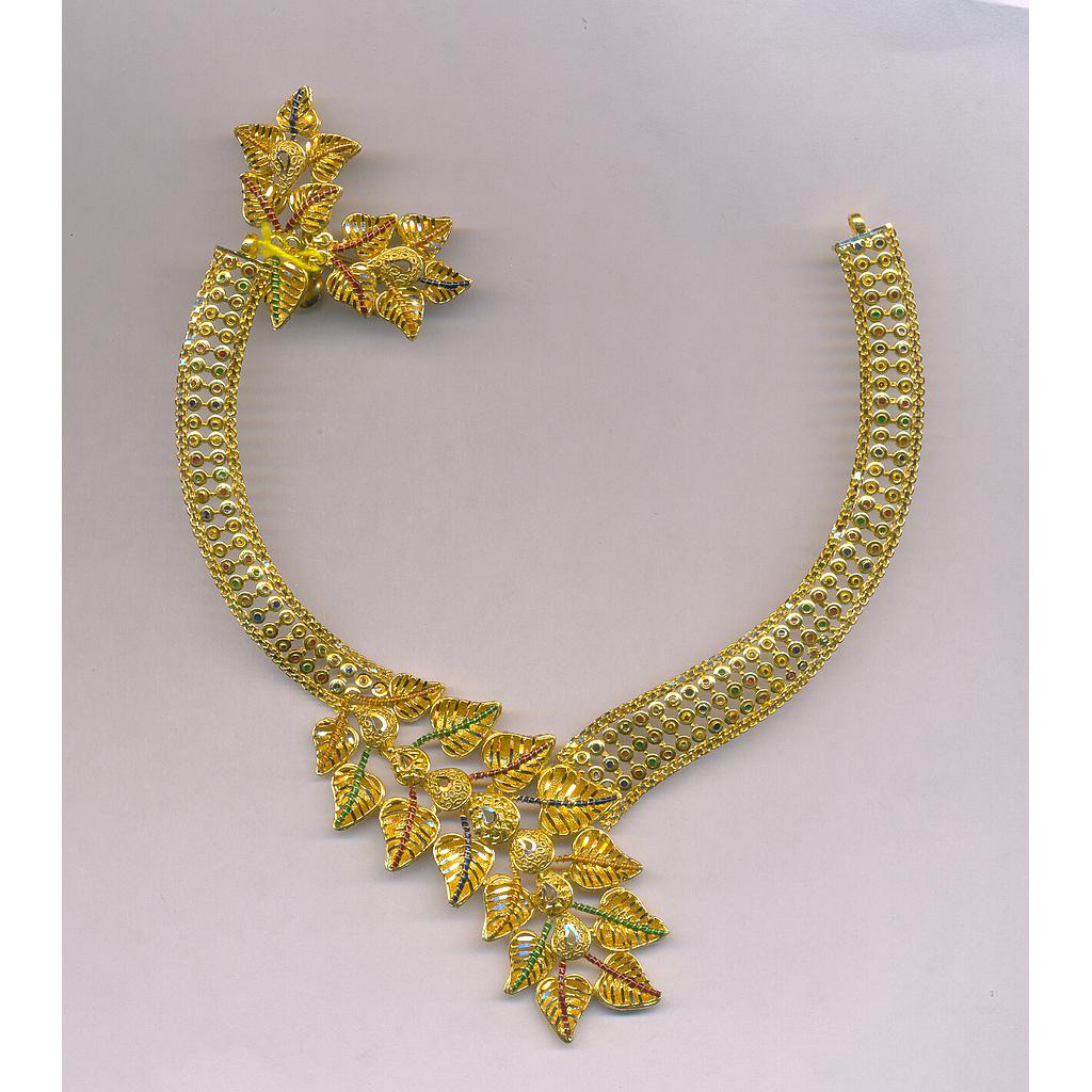 GOLD HALF SET ROUND PLAIN FANCY