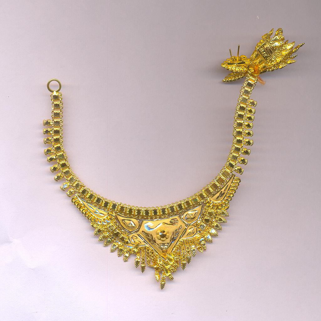 GOLD HALF SET ROUND PLAIN FANCY