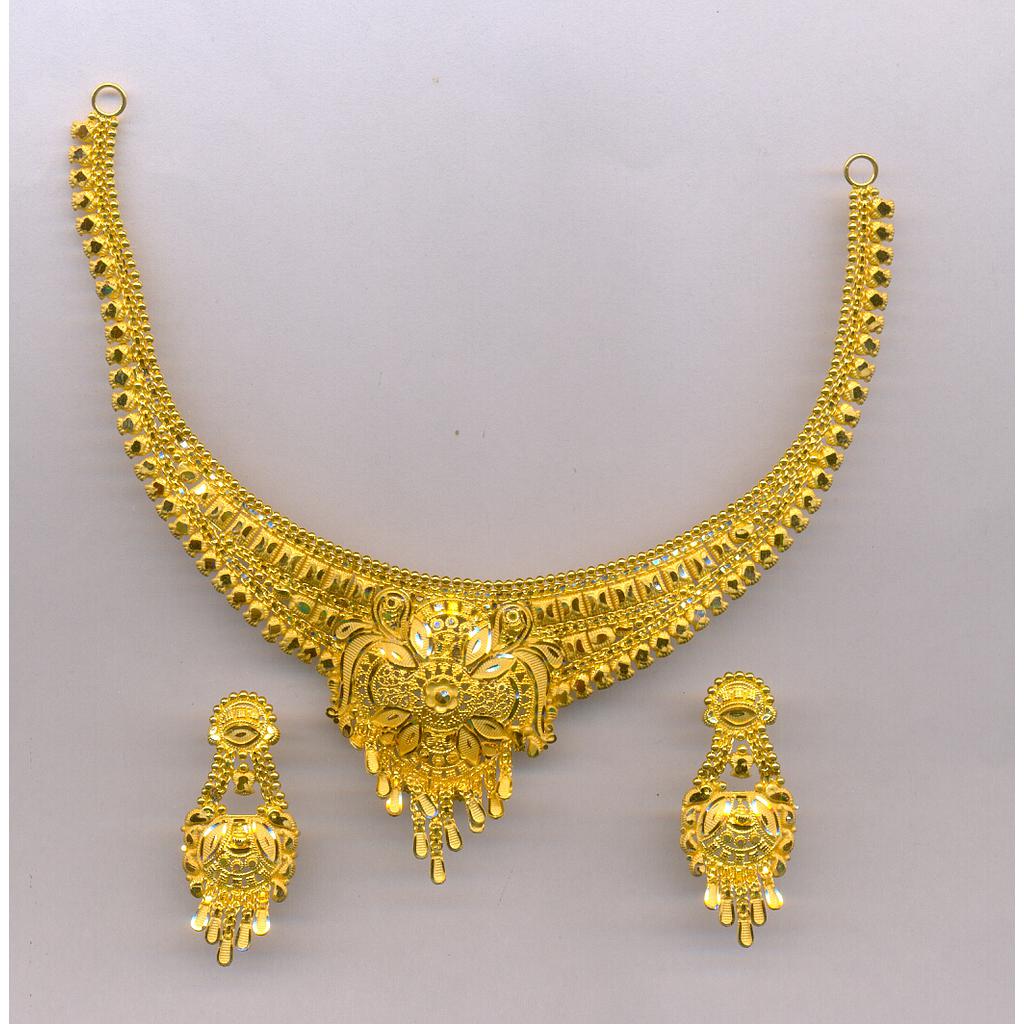 GOLD HALF SET ROUND PLAIN FANCY
