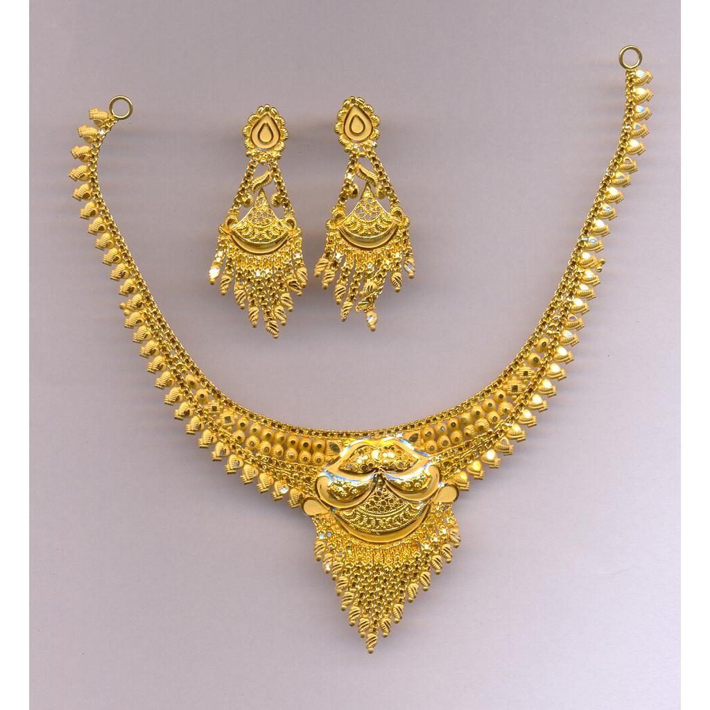 GOLD HALF SET ROUND PLAIN FANCY