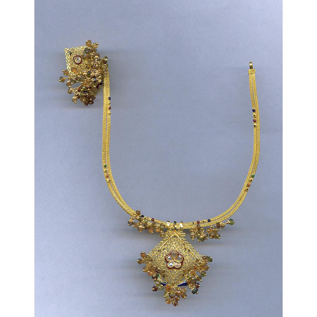 GOLD HALF SET ROUND PLAIN FANCY