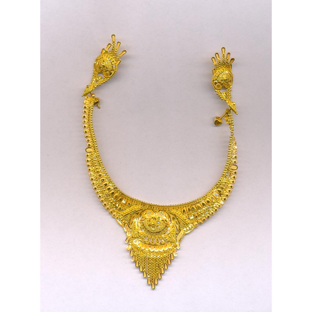 GOLD HALF SET ROUND PLAIN FANCY