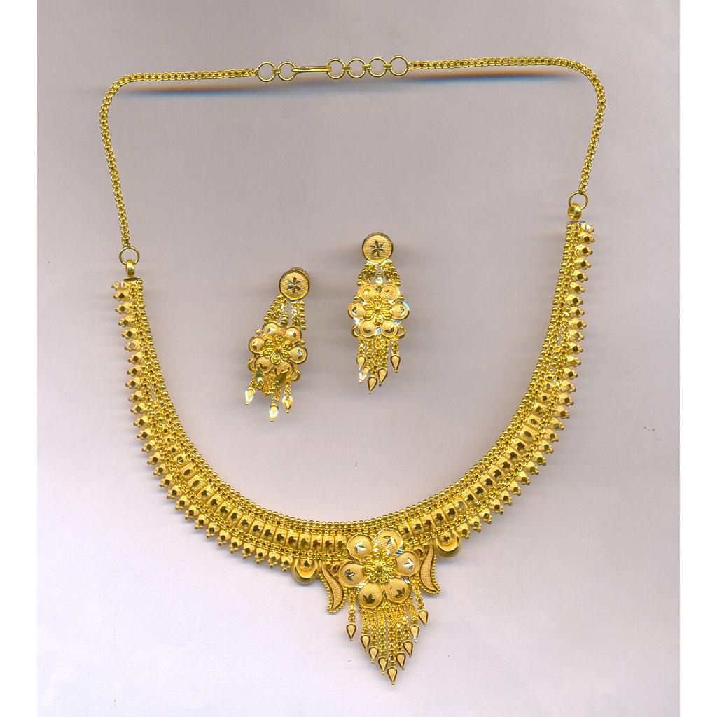 GOLD HALF SET ROUND PLAIN FANCY