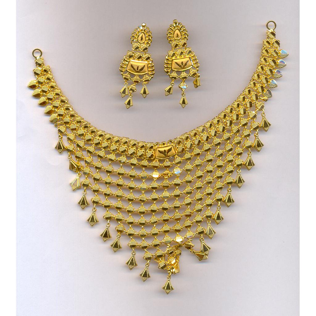 GOLD HALF SET ROUND PLAIN FANCY