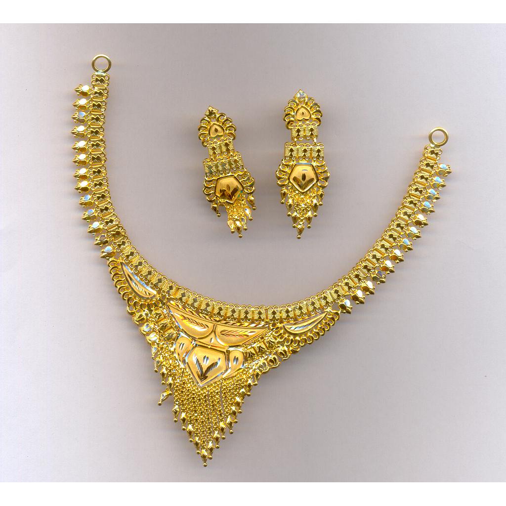 GOLD HALF SET ROUND PLAIN FANCY