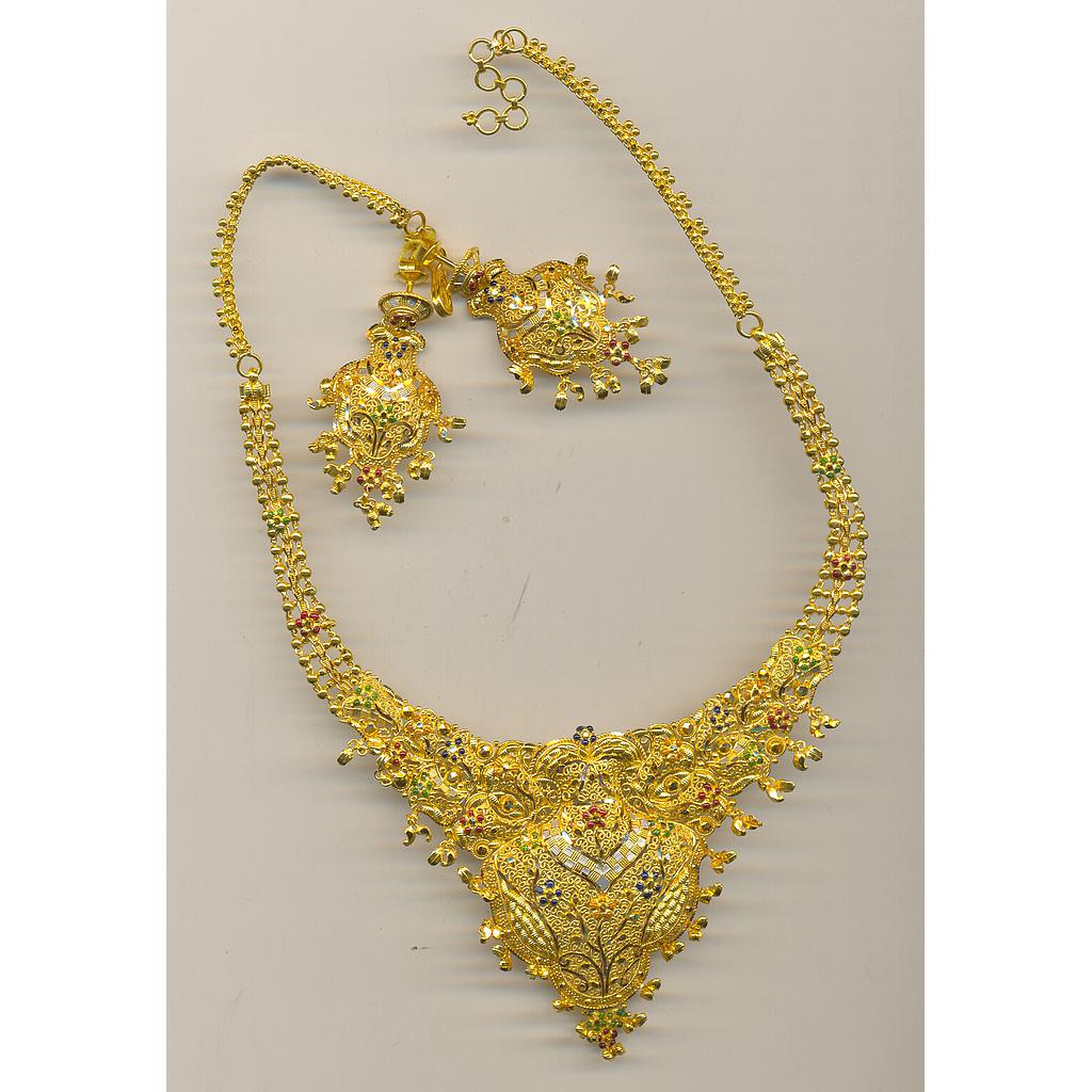 GOLD HALF SET ROUND PLAIN FANCY