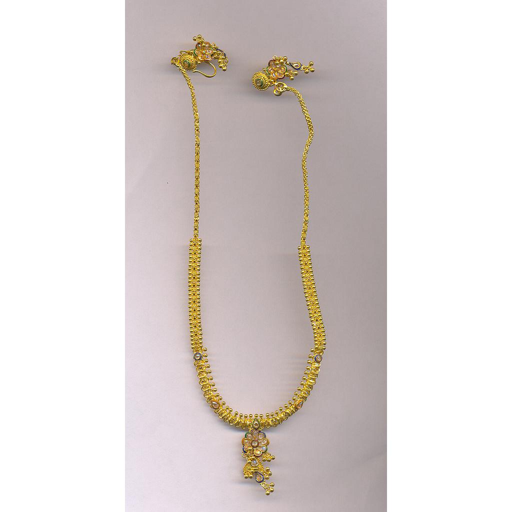 GOLD HALF SET ROUND PLAIN FANCY