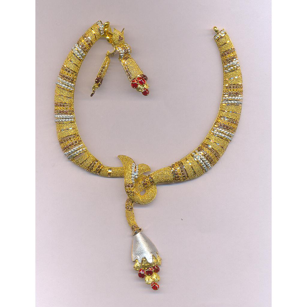 GOLD HALF SET ROUND PLAIN FANCY