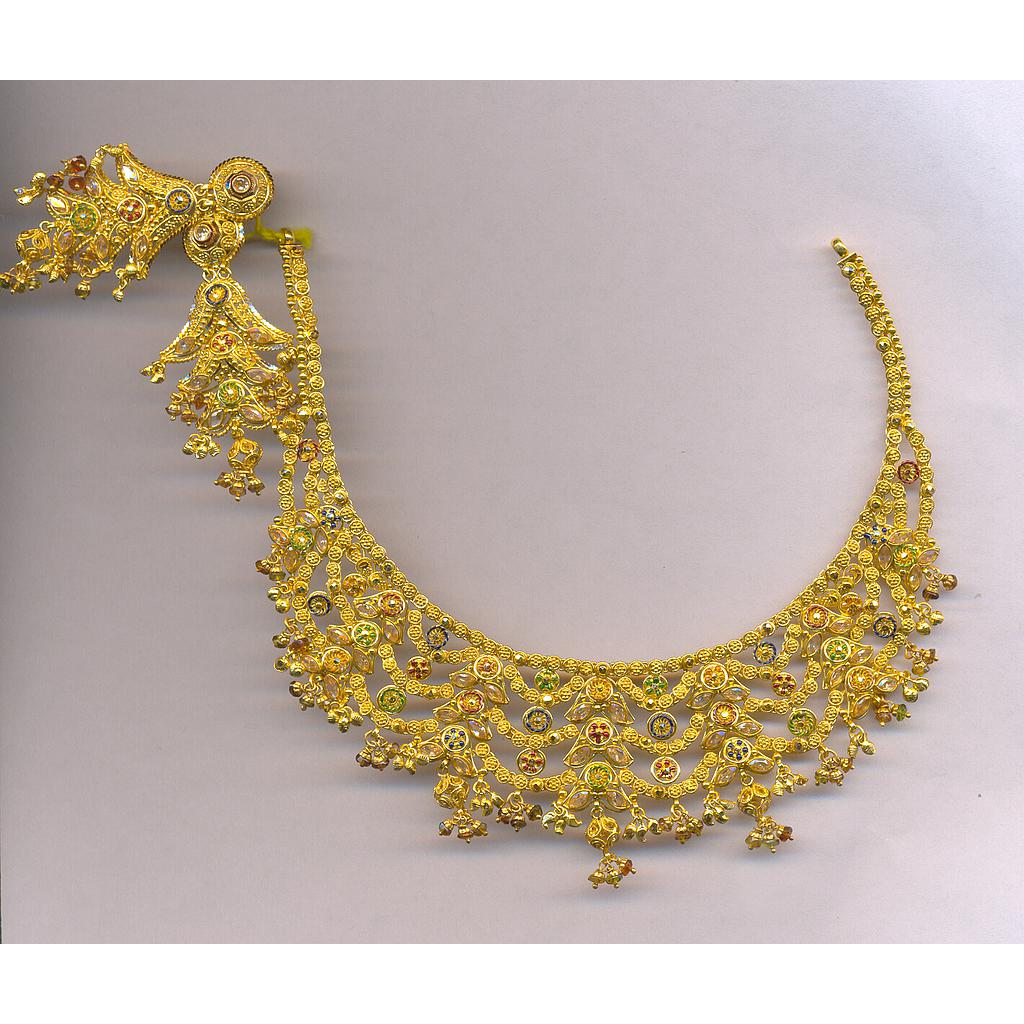 GOLD HALF SET ROUND PLAIN FANCY