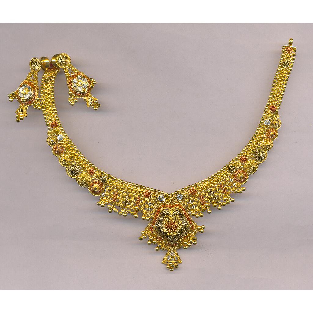 GOLD HALF SET ROUND PLAIN FANCY