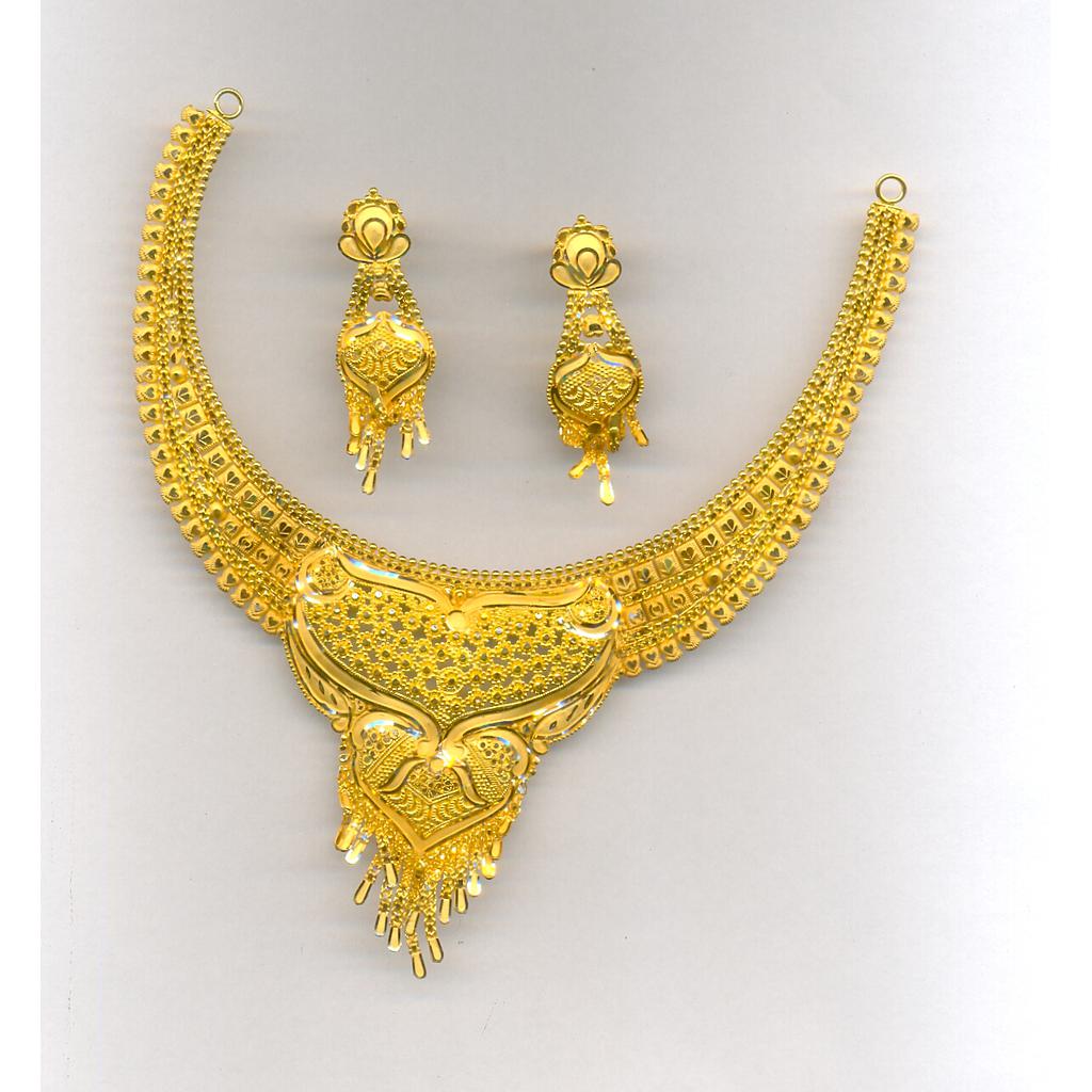 GOLD HALF SET ROUND PLAIN FANCY