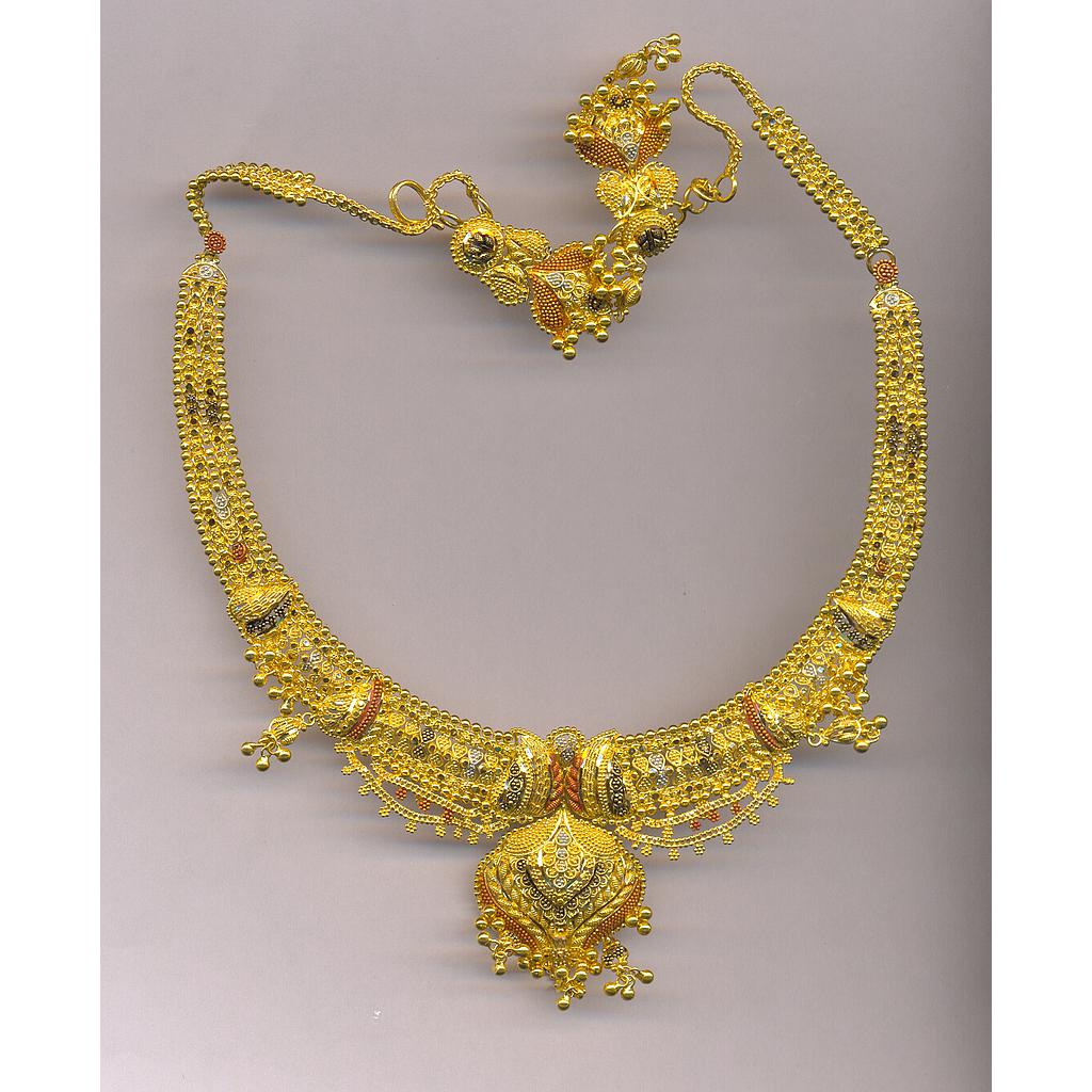 GOLD HALF SET ROUND PLAIN FANCY