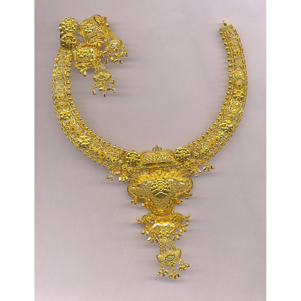 GOLD HALF SET ROUND PLAIN FANCY