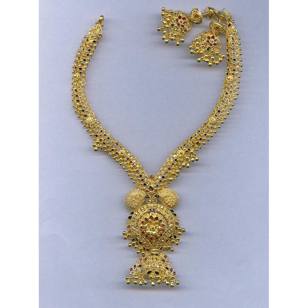 GOLD HALF SET ROUND PLAIN FANCY