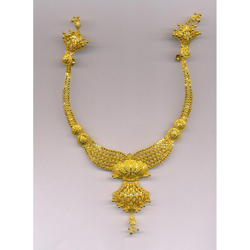 GOLD HALF SET ROUND PLAIN FANCY