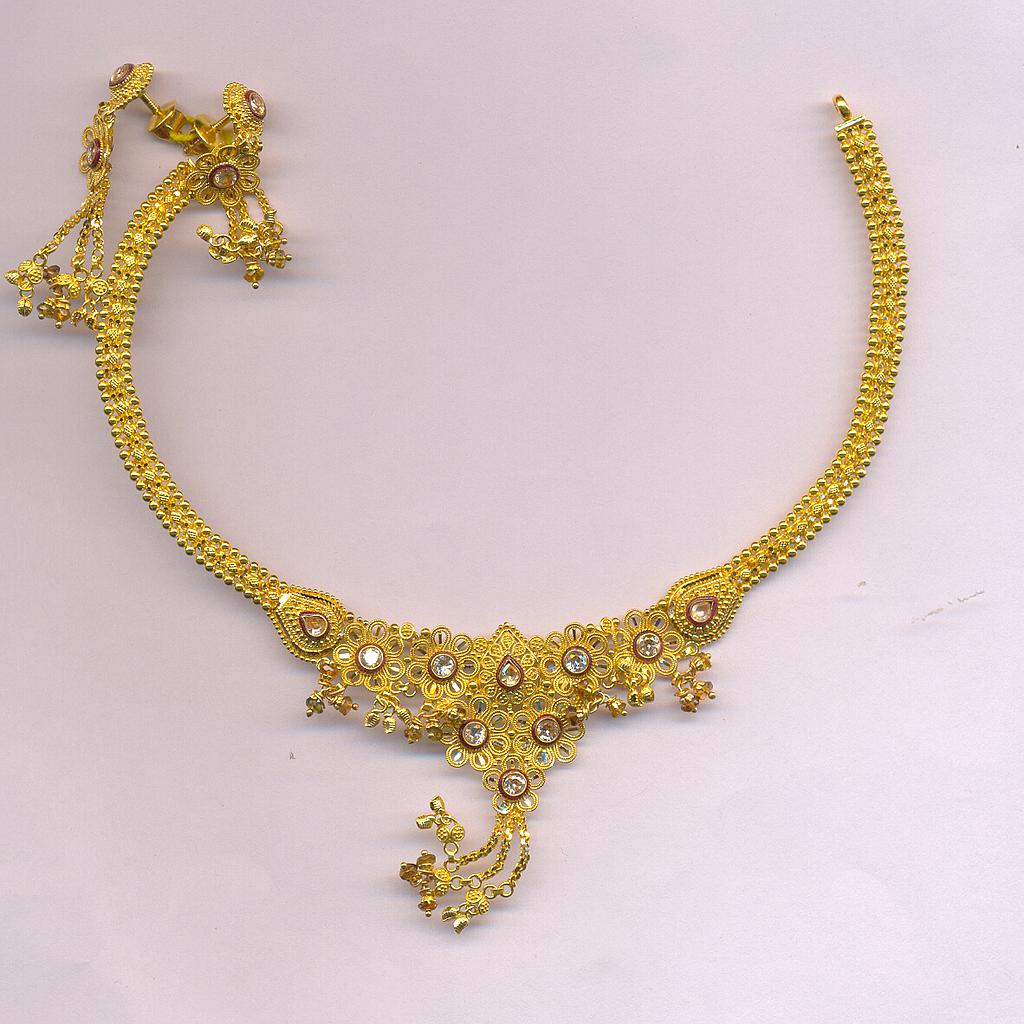 GOLD HALF SET ROUND PLAIN FANCY
