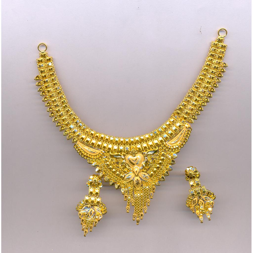 GOLD HALF SET ROUND PLAIN FANCY