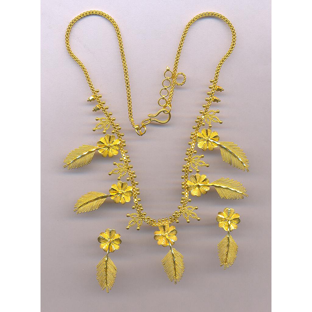 GOLD HALF SET ROUND PLAIN FANCY