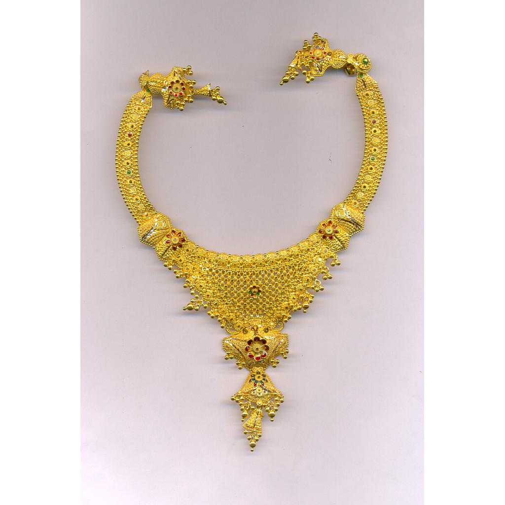 GOLD HALF SET ROUND PLAIN FANCY