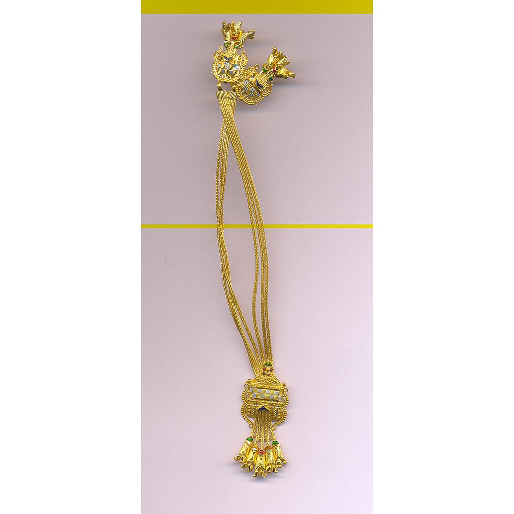 GOLD HALF SET ROUND PLAIN FANCY