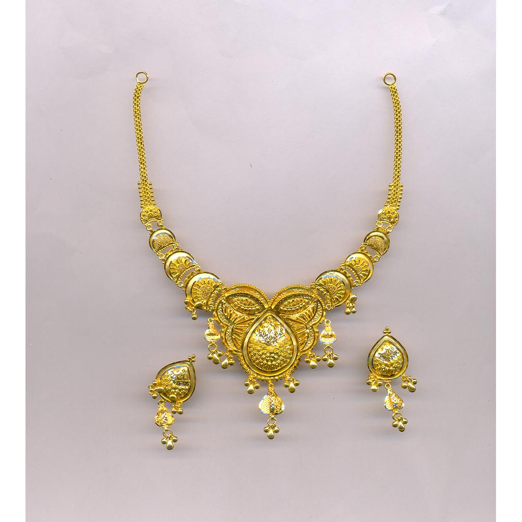 GOLD HALF SET ROUND PLAIN FANCY