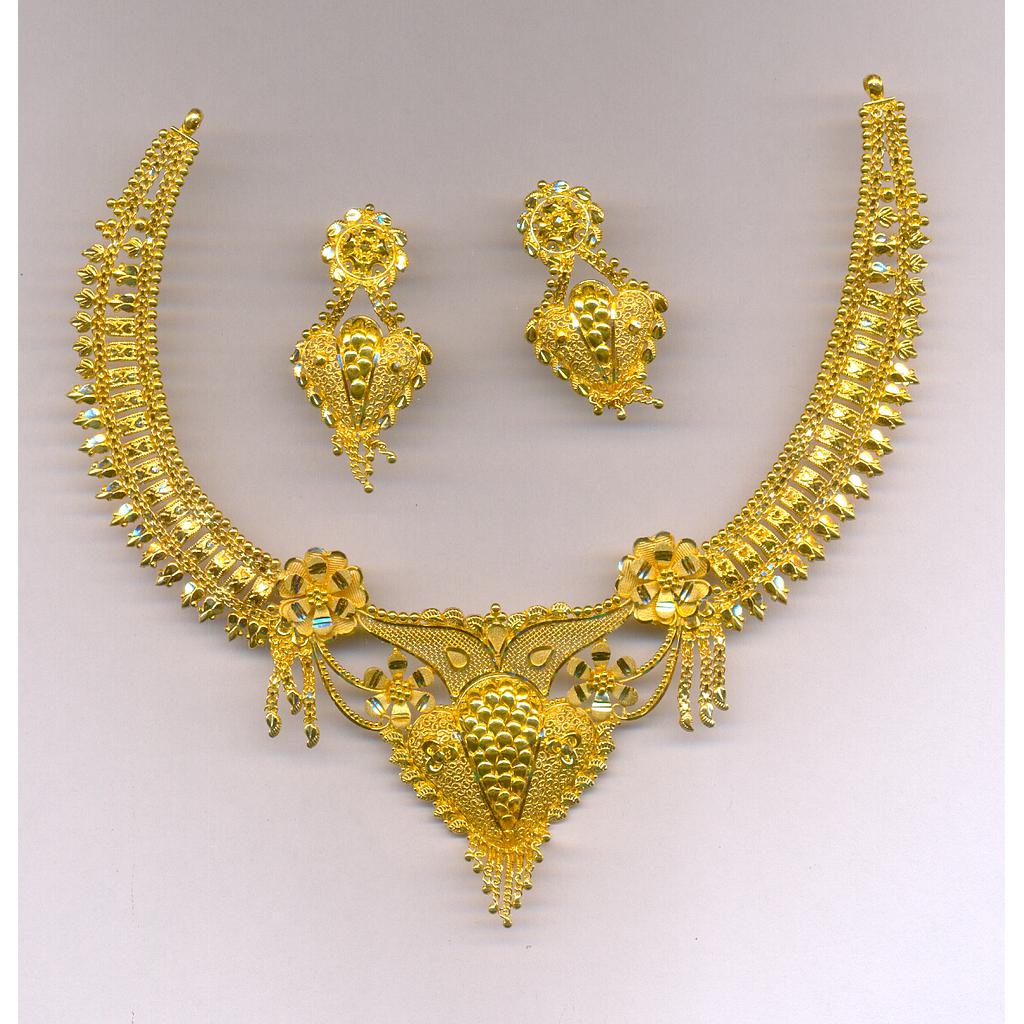 GOLD HALF SET ROUND PLAIN FANCY