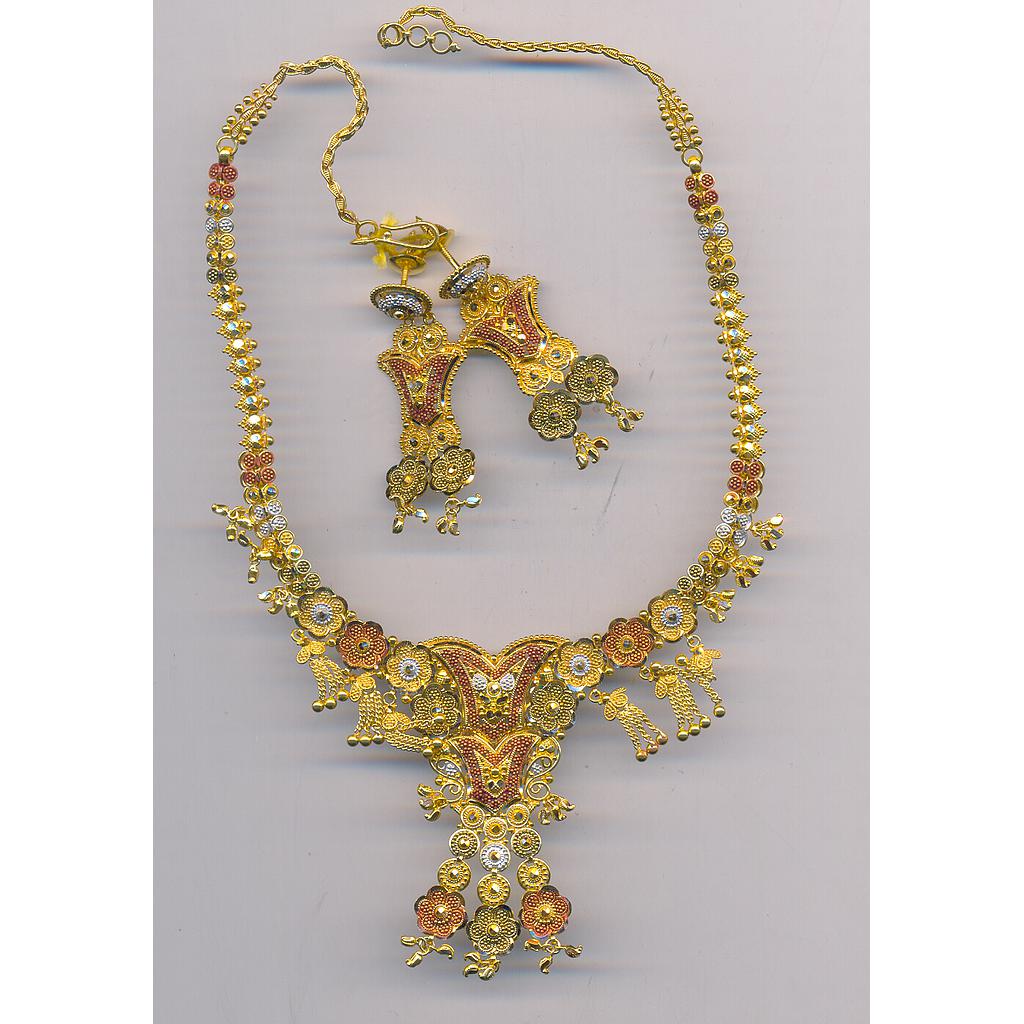 GOLD HALF SET ROUND PLAIN FANCY