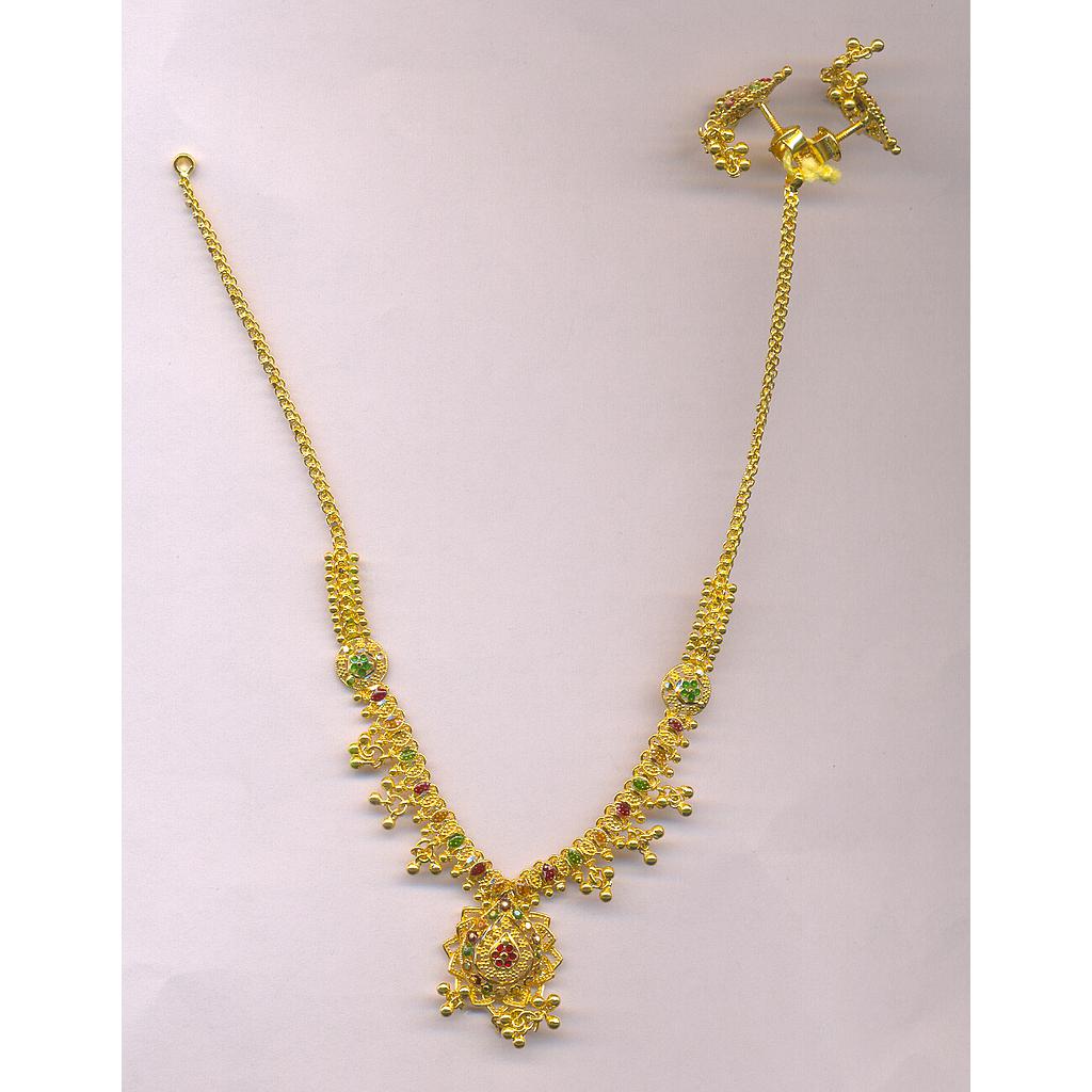 GOLD HALF SET ROUND PLAIN FANCY