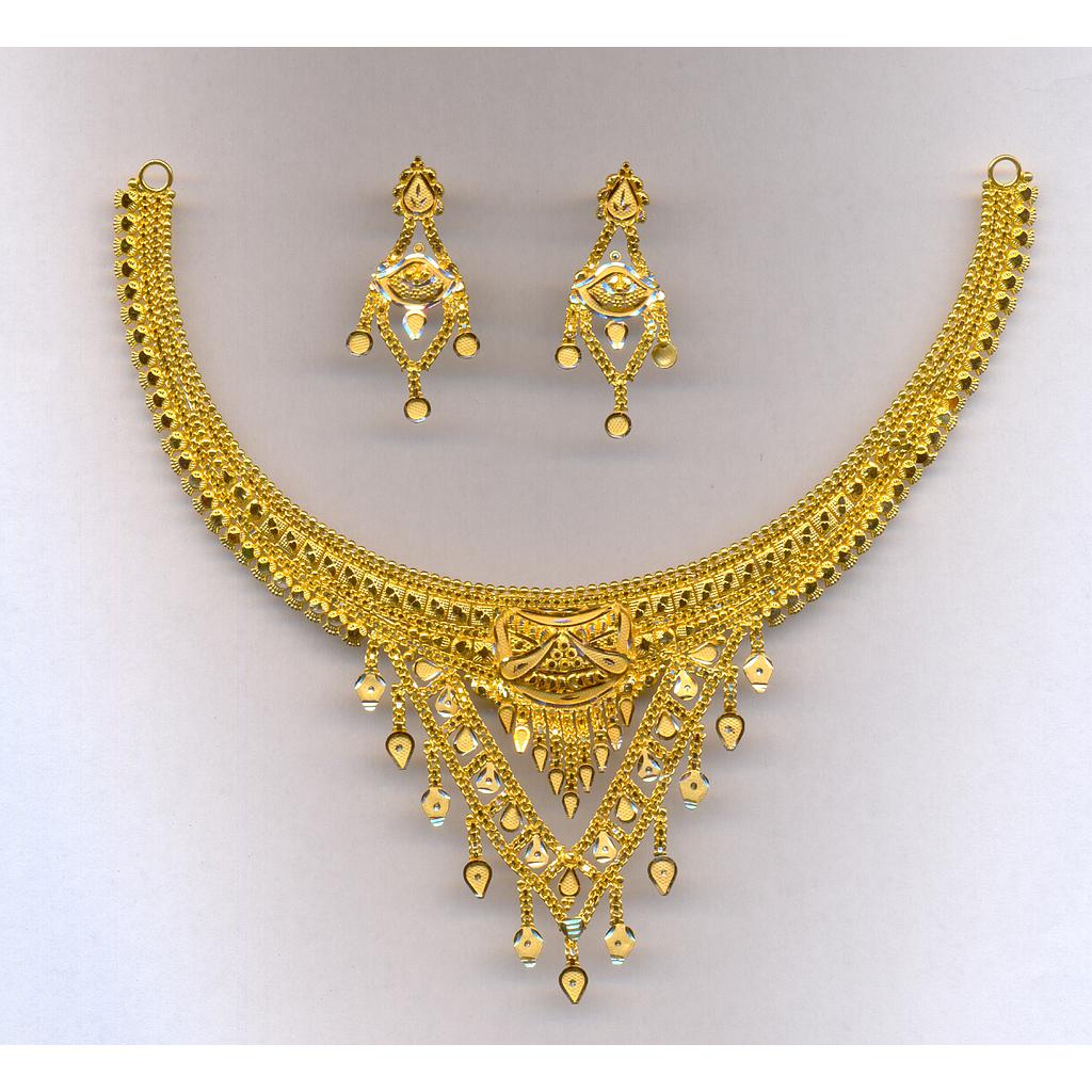 GOLD HALF SET ROUND PLAIN FANCY