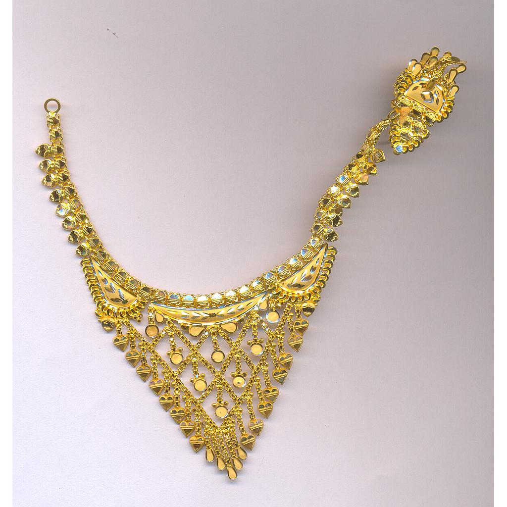GOLD HALF SET ROUND PLAIN FANCY