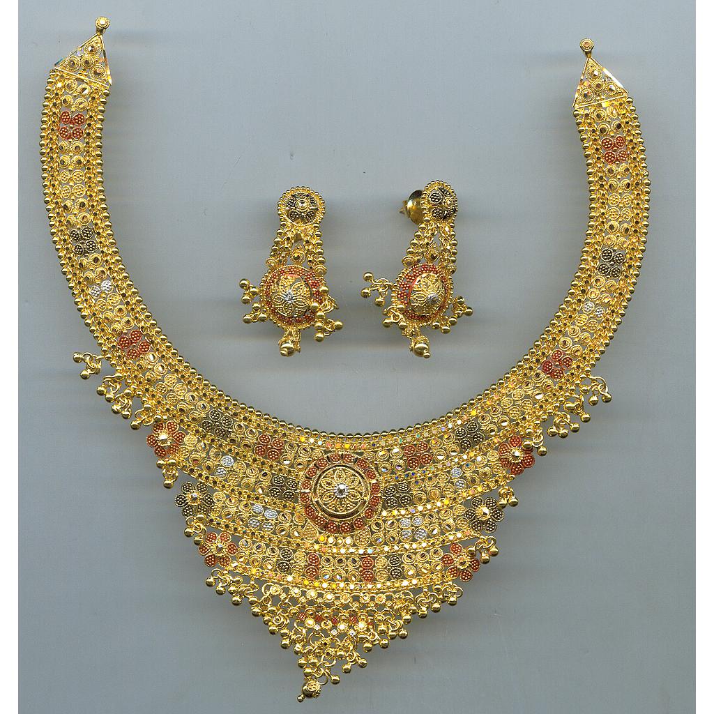 GOLD HALF SET ROUND PLAIN FANCY