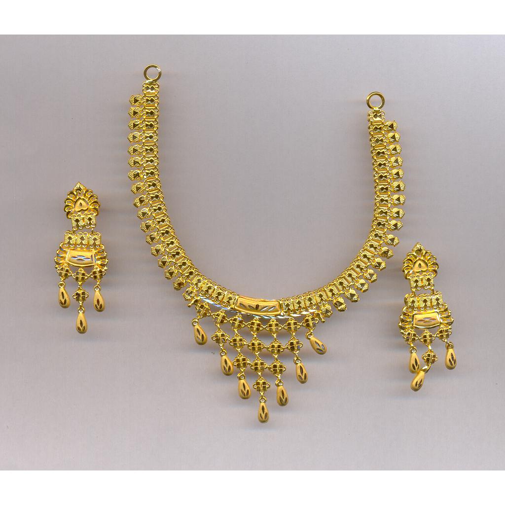 GOLD HALF SET ROUND PLAIN FANCY