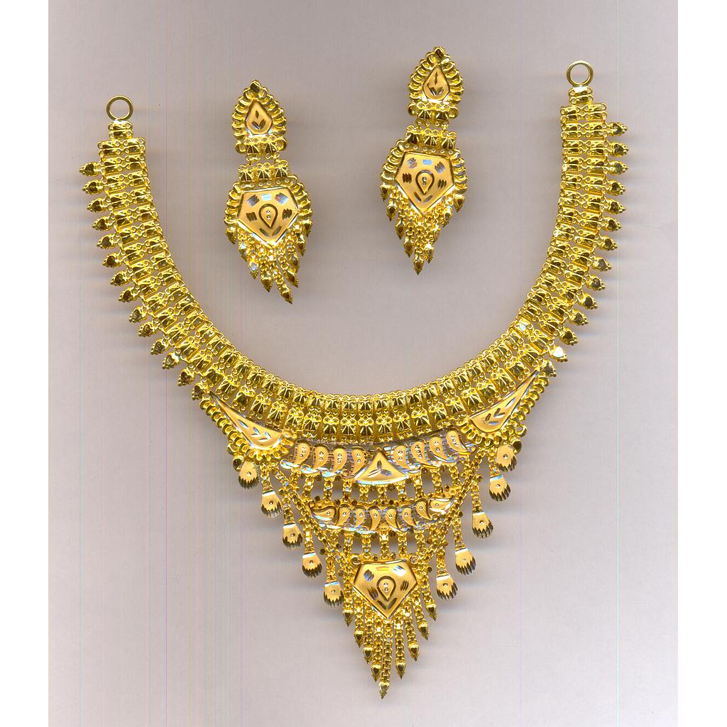 GOLD HALF SET ROUND PLAIN FANCY