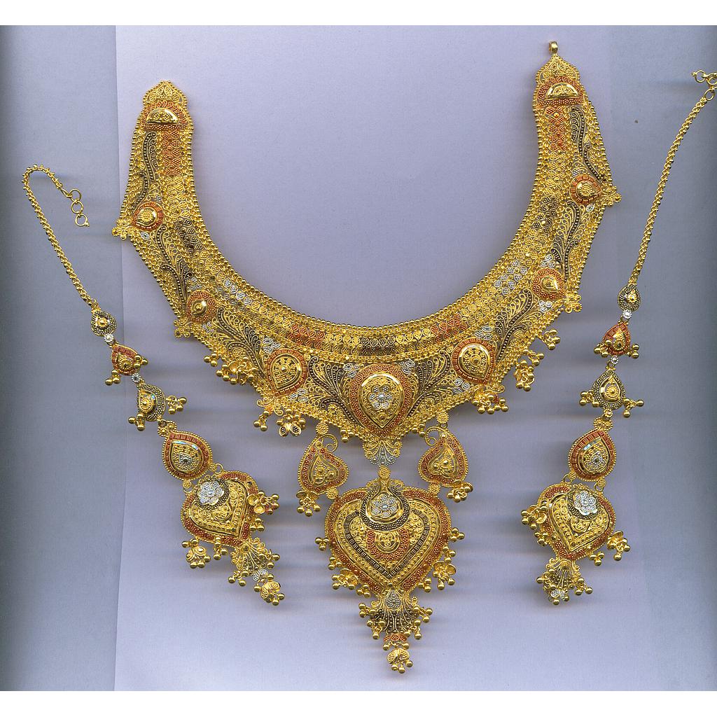 GOLD HALF SET ROUND PLAIN FANCY