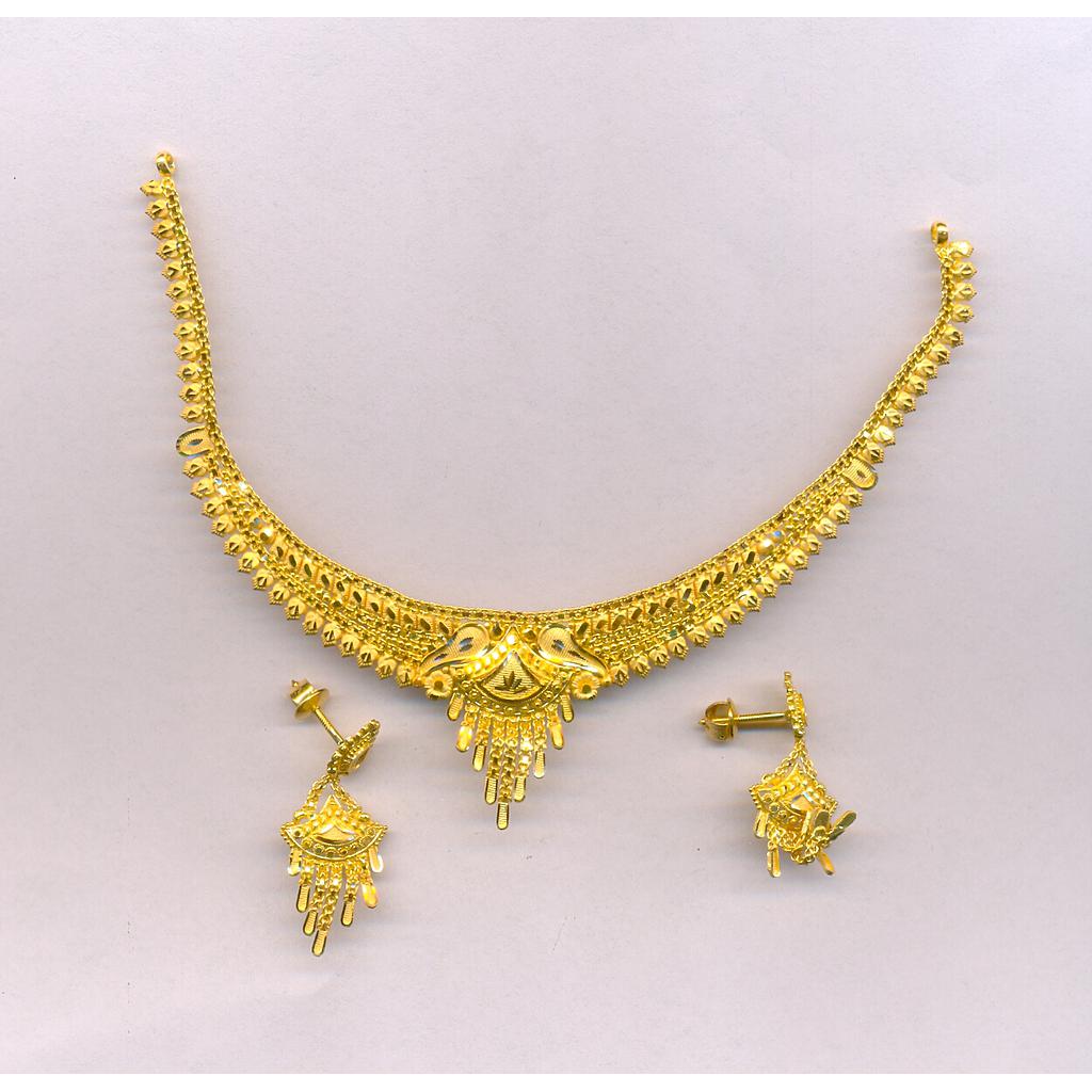 GOLD HALF SET ROUND PLAIN FANCY