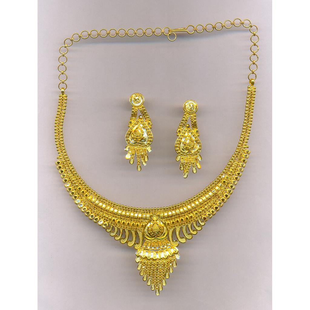GOLD HALF SET ROUND PLAIN FANCY