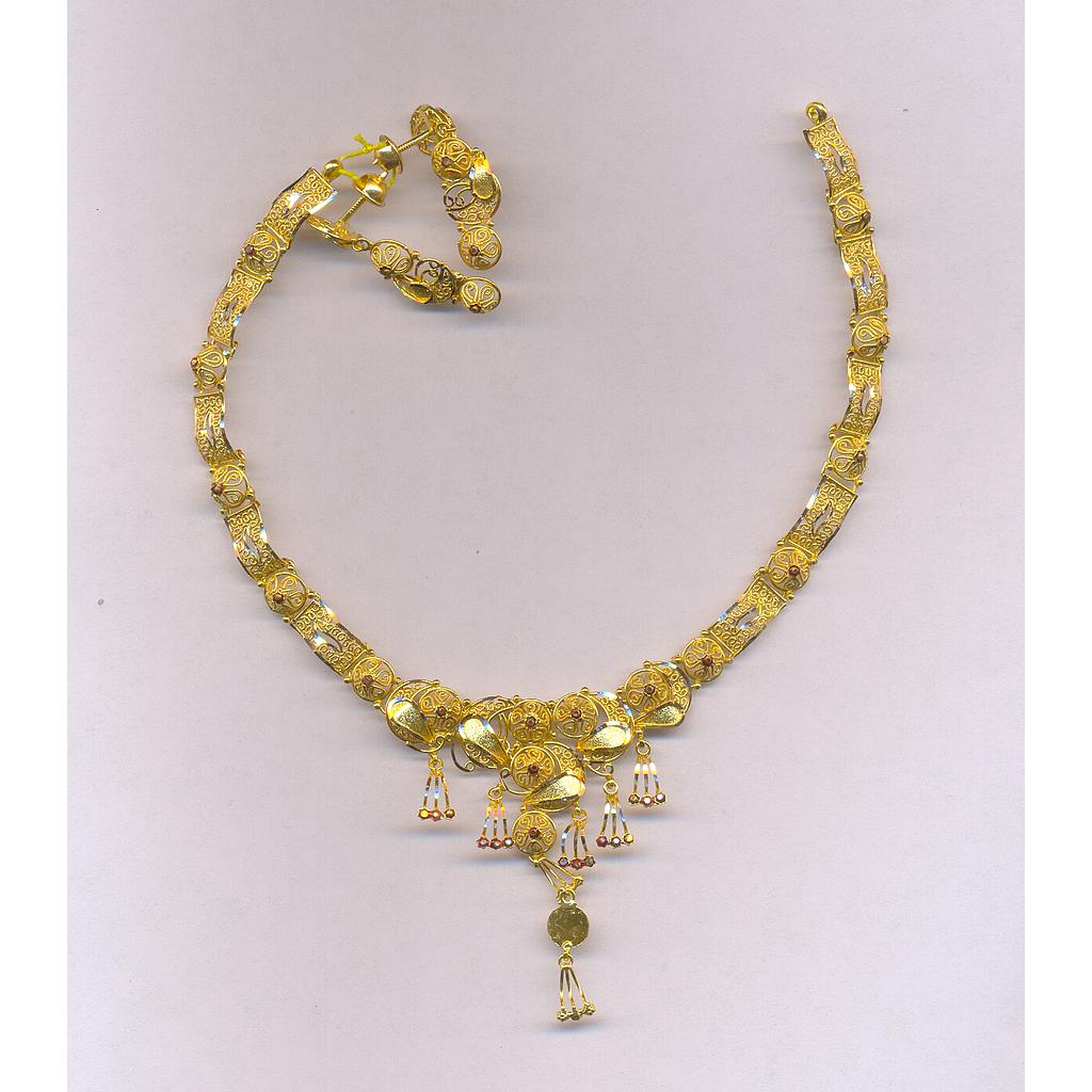 GOLD HALF SET ROUND PLAIN FANCY