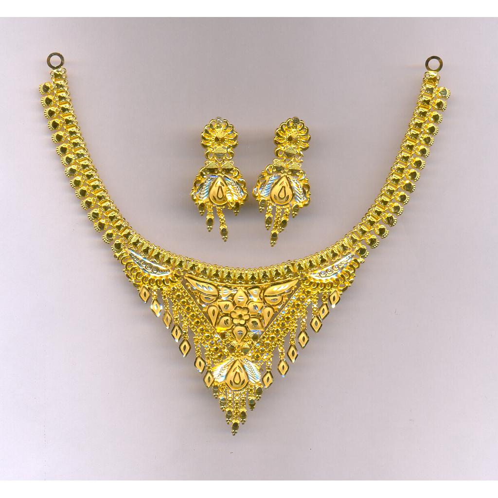 GOLD HALF SET ROUND PLAIN FANCY